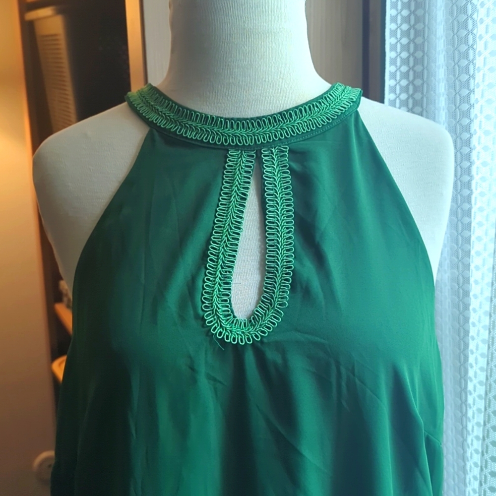 Sheilay Halter  Green L NWT